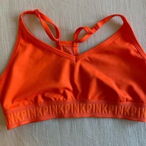 PINK Victoria secret orange sports bra